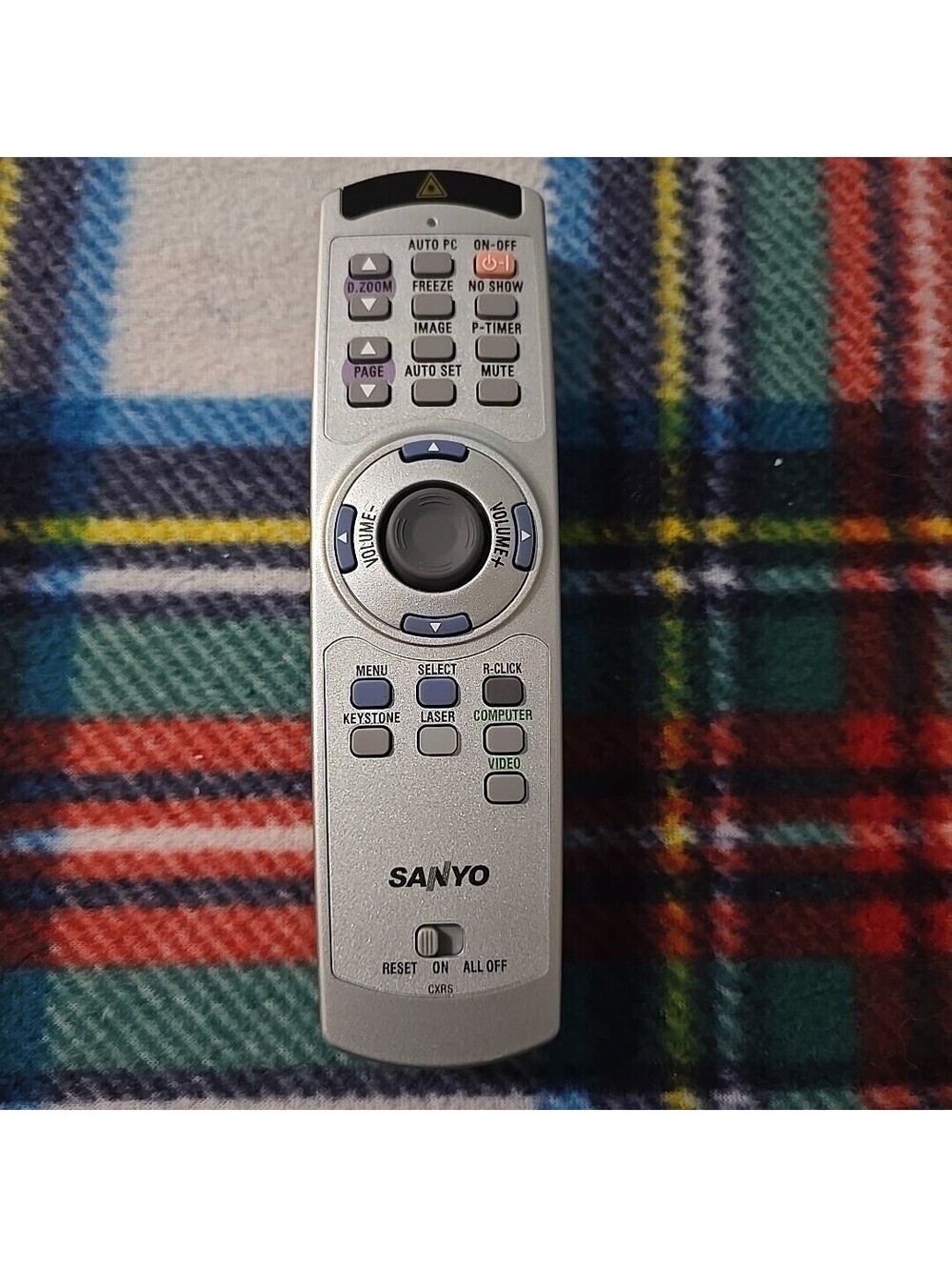 SANYO CXRS Replacement Remote Control Silver - Has Been Tested